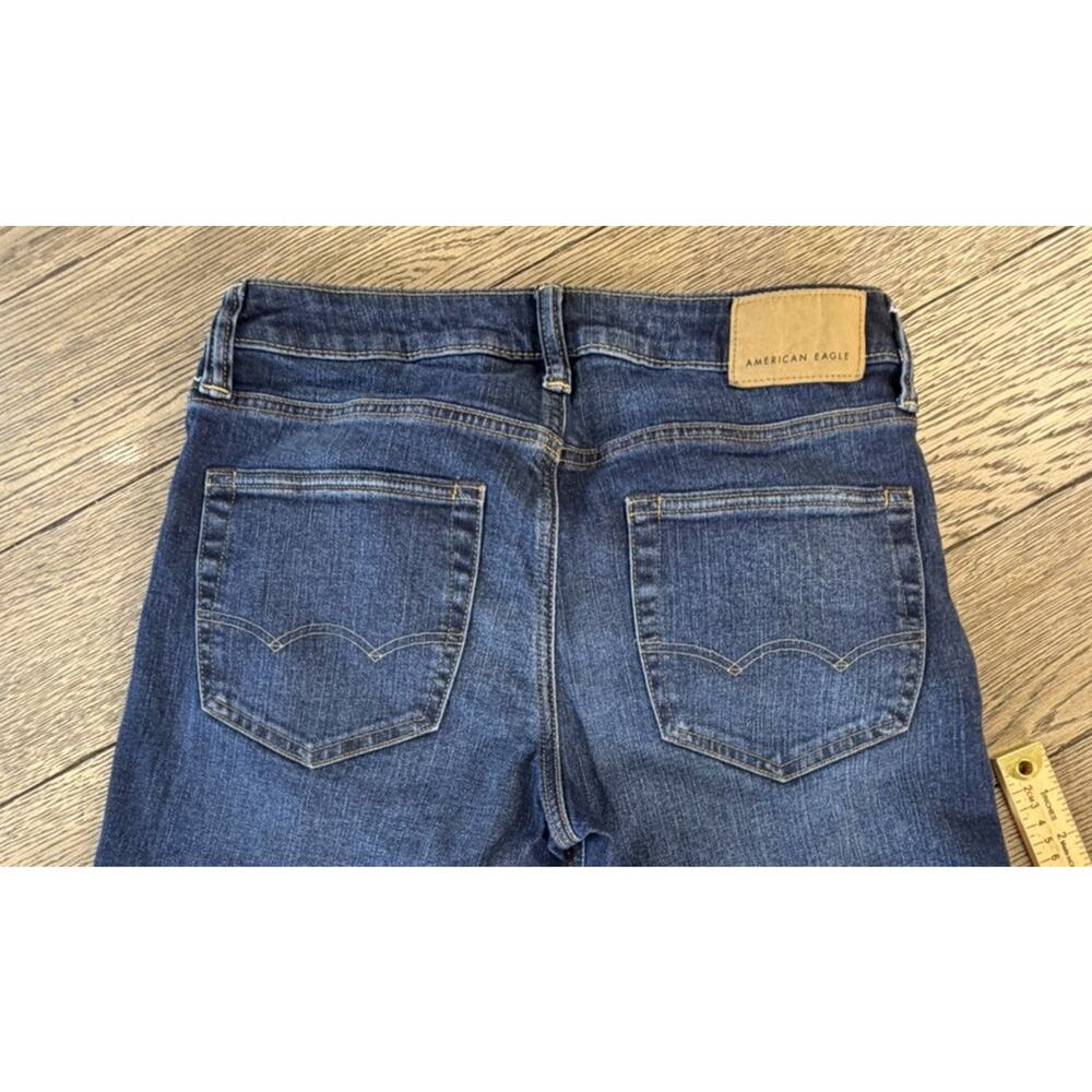 American Eagle AE Blue Jeans Men’s Size 29X32 Athletic Straight - Picture 8 of 11